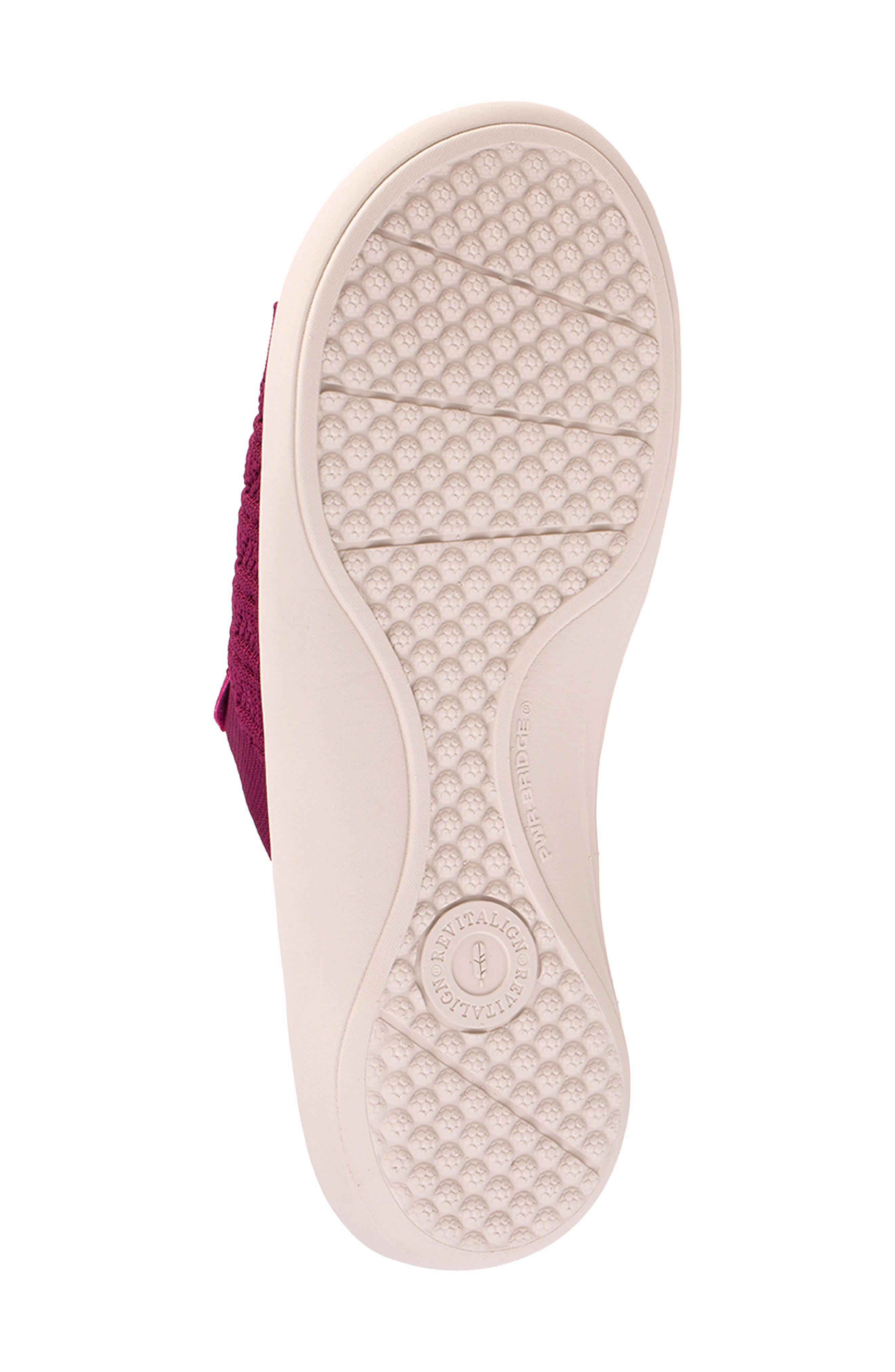 Al Fresco Slide Sandal, Alternate, color, RED PLUM
