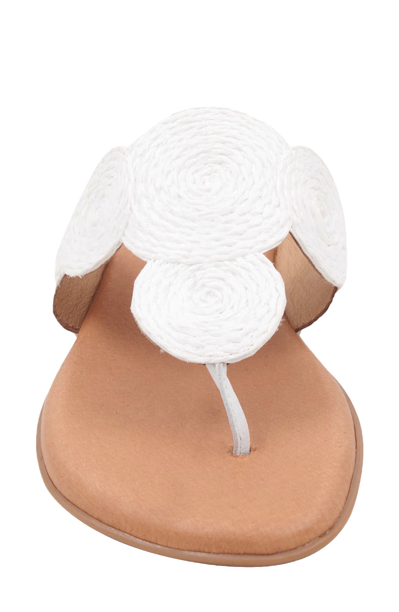 Nikky Featherweights™ Flip Flop, Alternate, color, WHITE