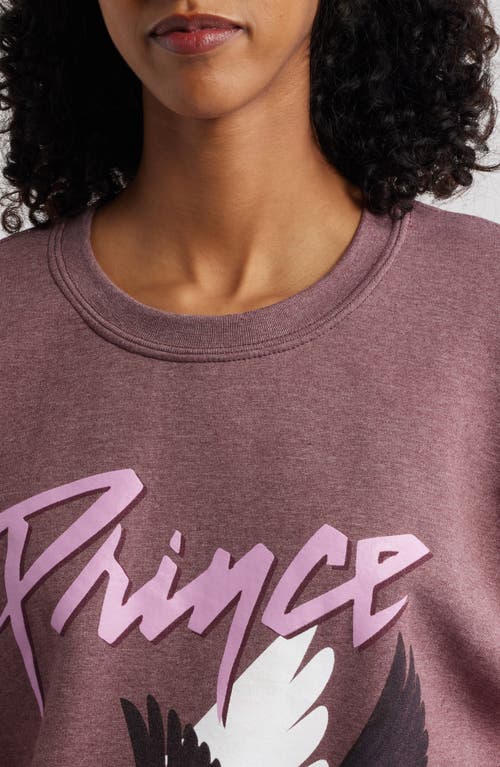 Merch Traffic Prince Birds Graphic Sweatshirt In Purple