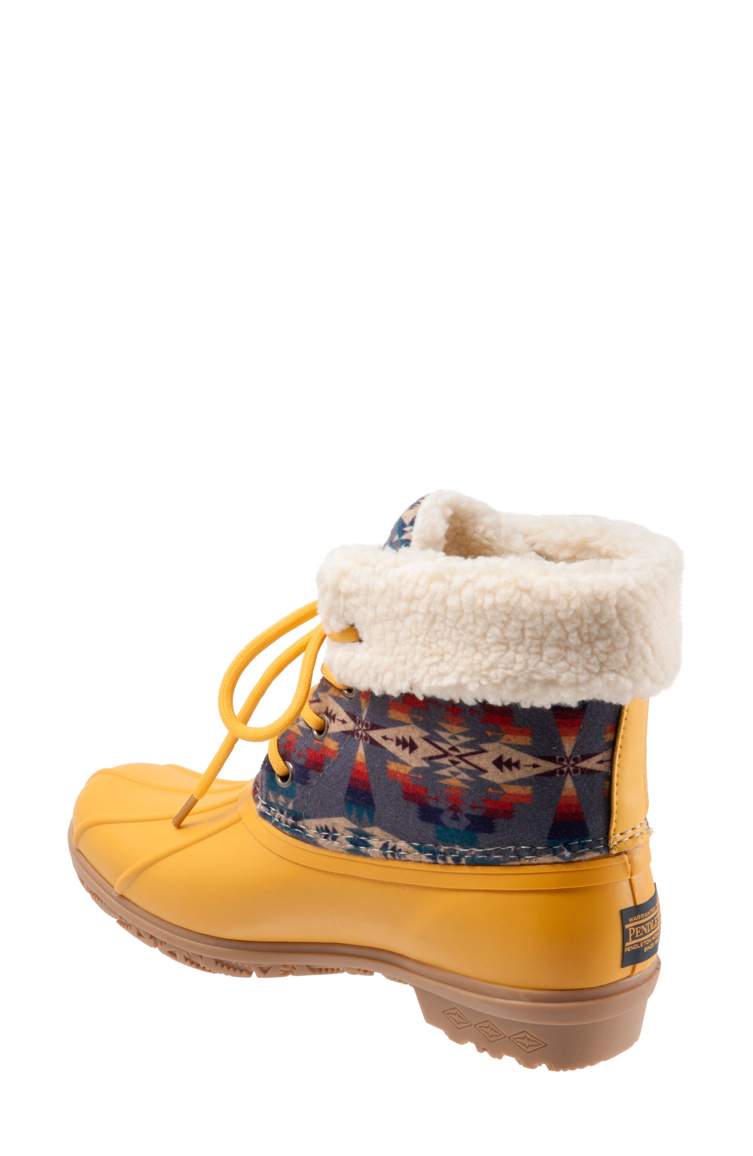 Pendleton Faux Shearling Lined Waterproof Duck Boot, Alternate, color, 