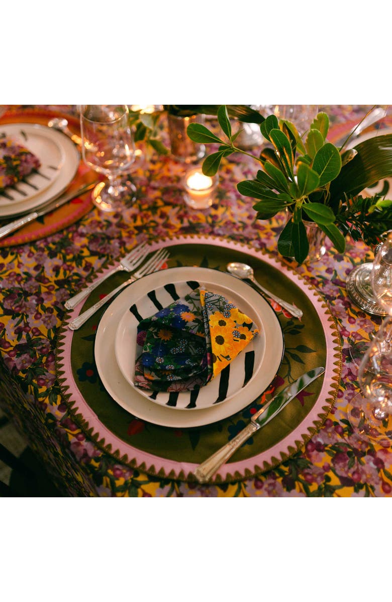 Sophie Williamson Design Napkins Pré Fleuri - Set of 6, Alternate, color, Blue