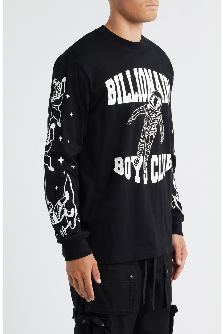 BB Gravity Astronaut Long Sleeve Graphic T-Shirt, Alternate, color, BLACK