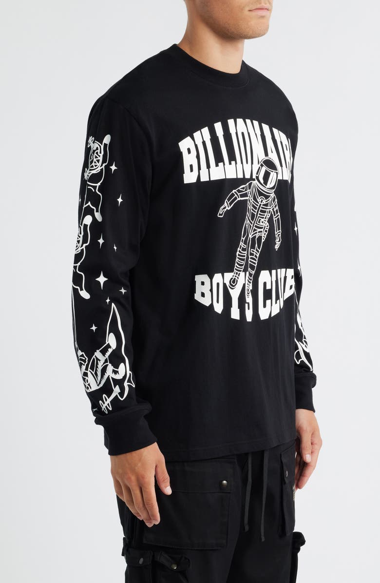 Billionaire Boys Club BB Gravity Astronaut Long Sleeve Graphic T-Shirt, Alternate, color, Black