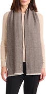 Bruno Magli Herringbone Cashmere Scarf