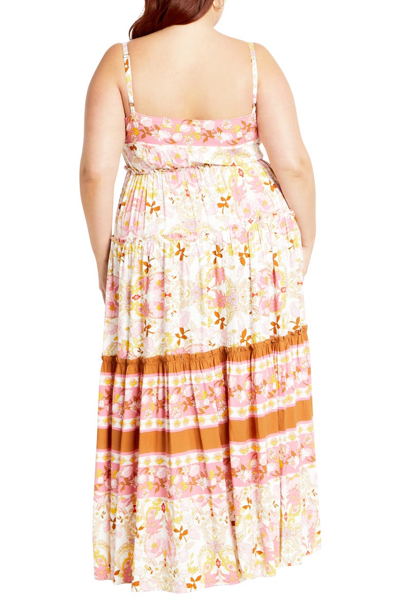 Lilah Love Floral Maxi Dress, Alternate, color, IVORY FREE SPIRIT