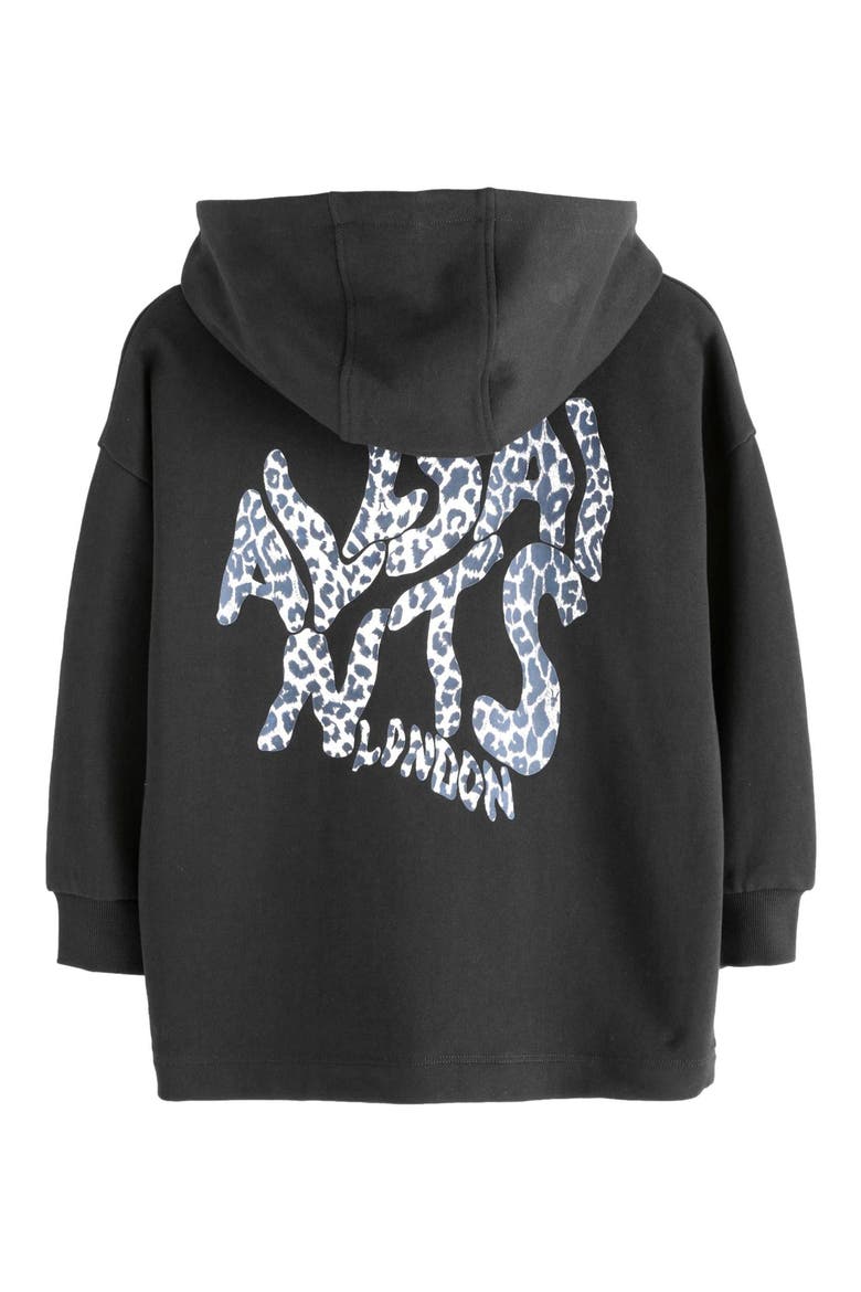 Kids' Orlando Cotton Hoodie, Alternate, color, BLACK