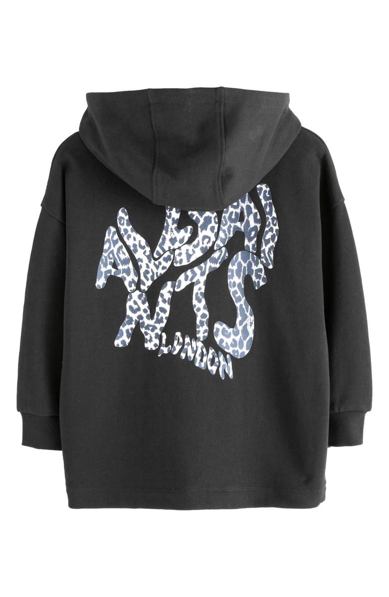 smALLSAINTS by ALLSAINTS Kids' Orlando Cotton Hoodie, Alternate, color, Black