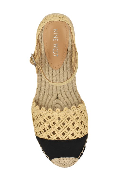 Nine West Darby Sandal In Light Natural