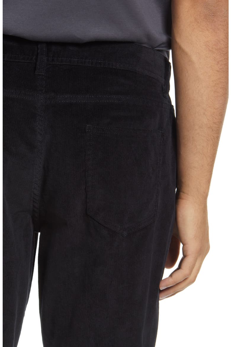 Stretch Corduroy Pants, Alternate, color, BLACK CAVIAR