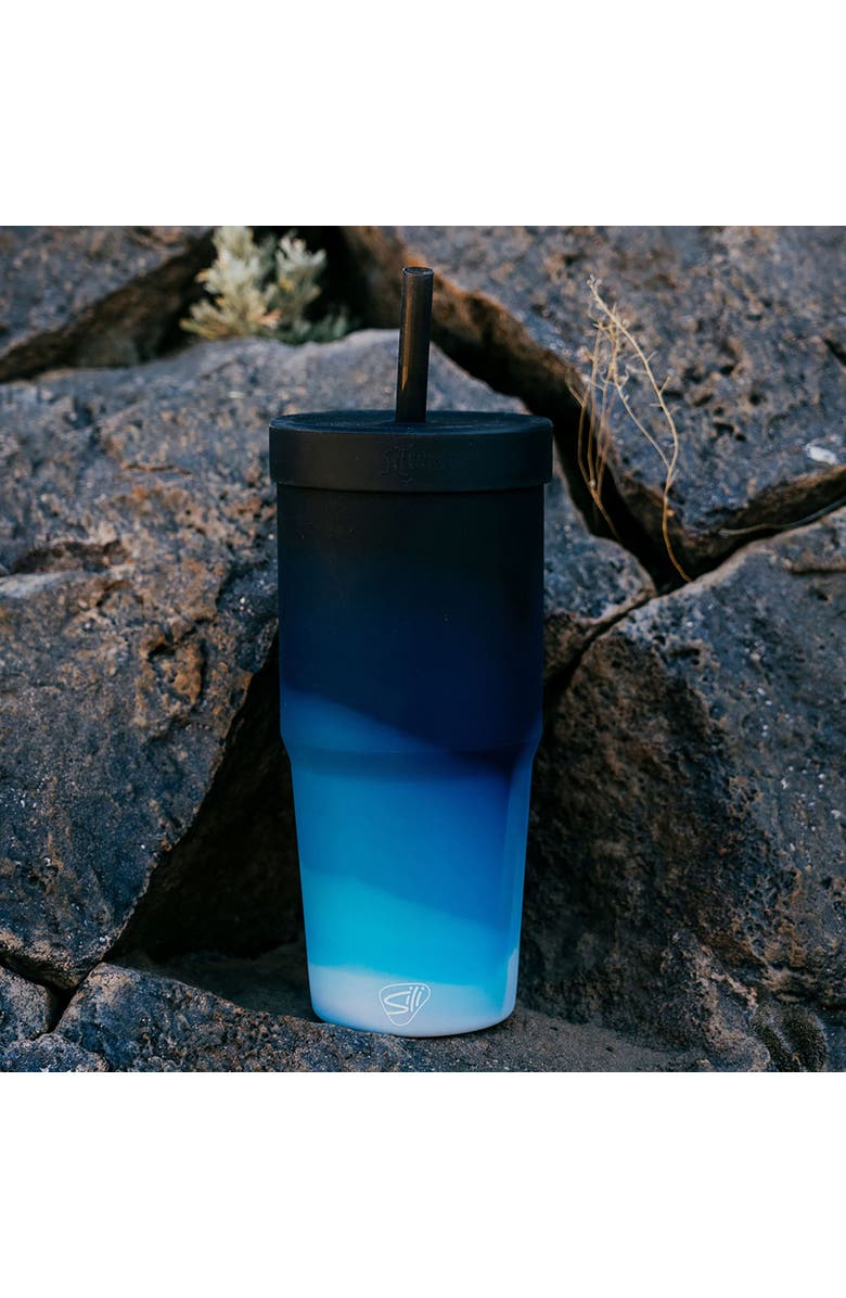 Silipint Silicone 32Oz Straw Tumblers 2 Pack, Alternate, color, Multicolored