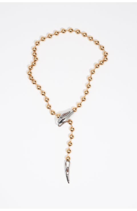 Chain Necklace With Snake Head