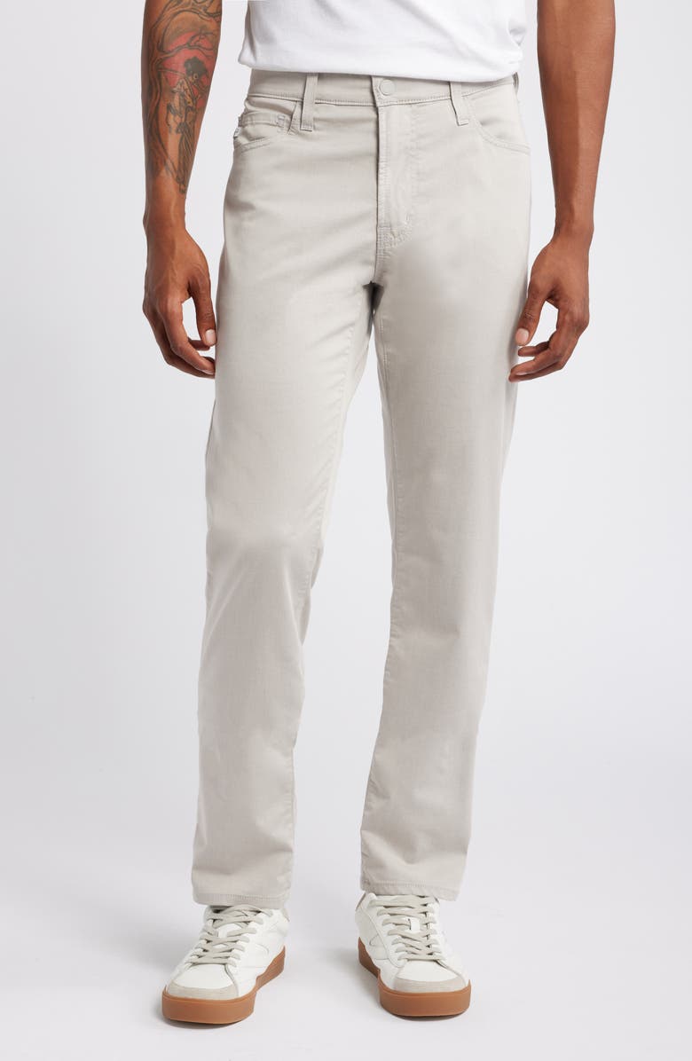 AG Tellis Airluxe<sup>™</sup> Commuter Performance Sateen Pants, Main, color, Mosaic Grey