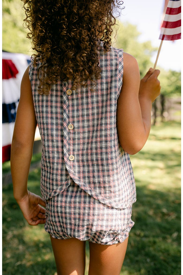 Ellie Set, Alternate, color, Americana Plaid