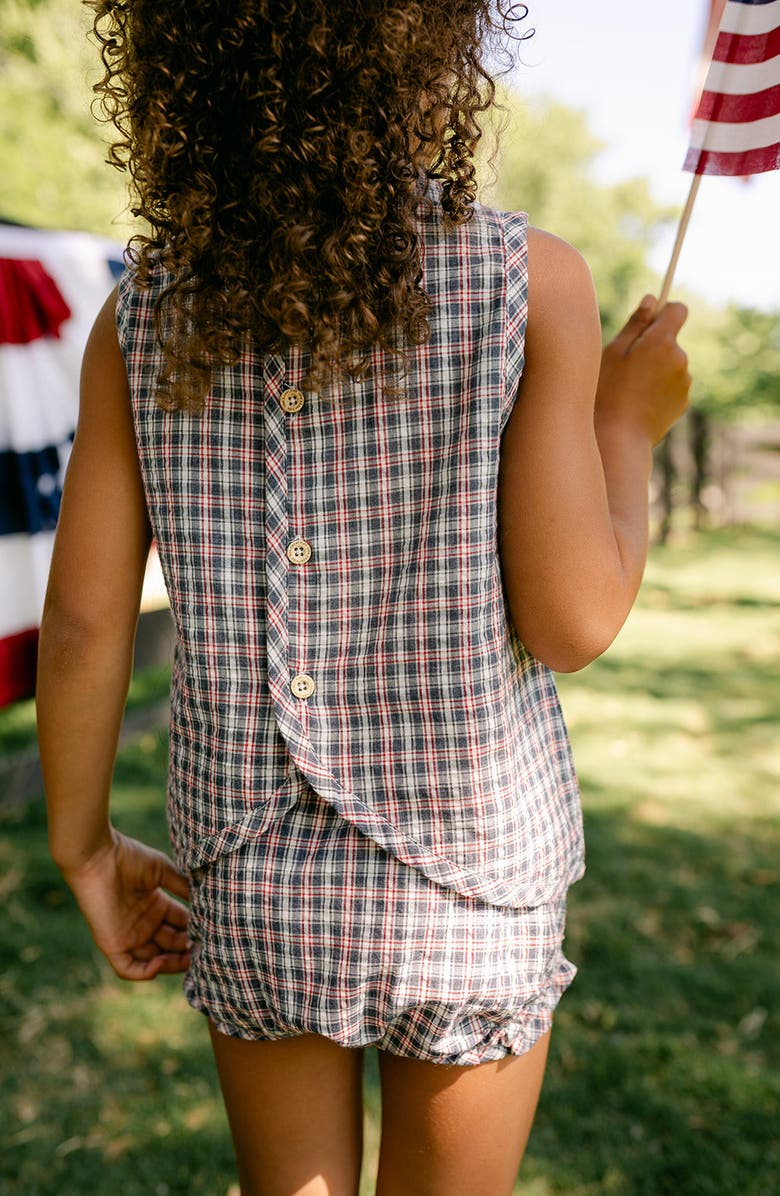Little Paper Kids Ellie Set, Alternate, color, Americana Plaid