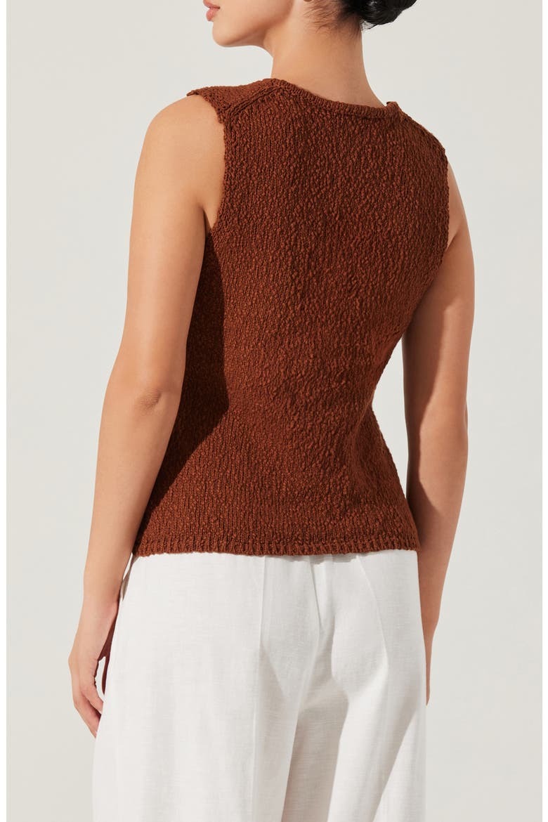 Taimi Sweater Vest, Alternate, color, BROWN