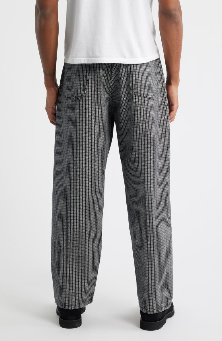 Obey Classic Baggy Plaid Jeans, Alternate, color, Black Multi