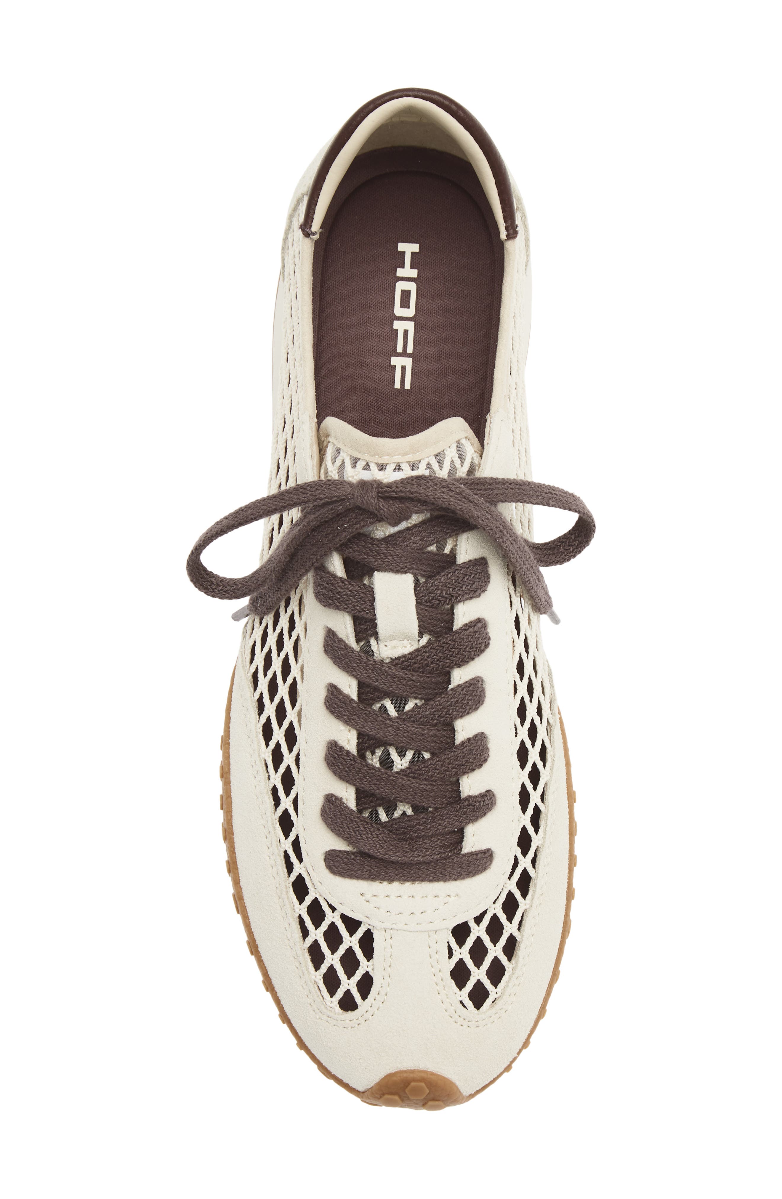 Bridge Fishnet Sneaker, Alternate, color, OFF WHITE