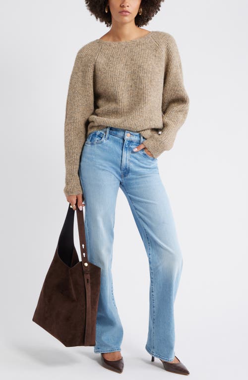 Open Edit Twist Reversible Sweater In Animal Print