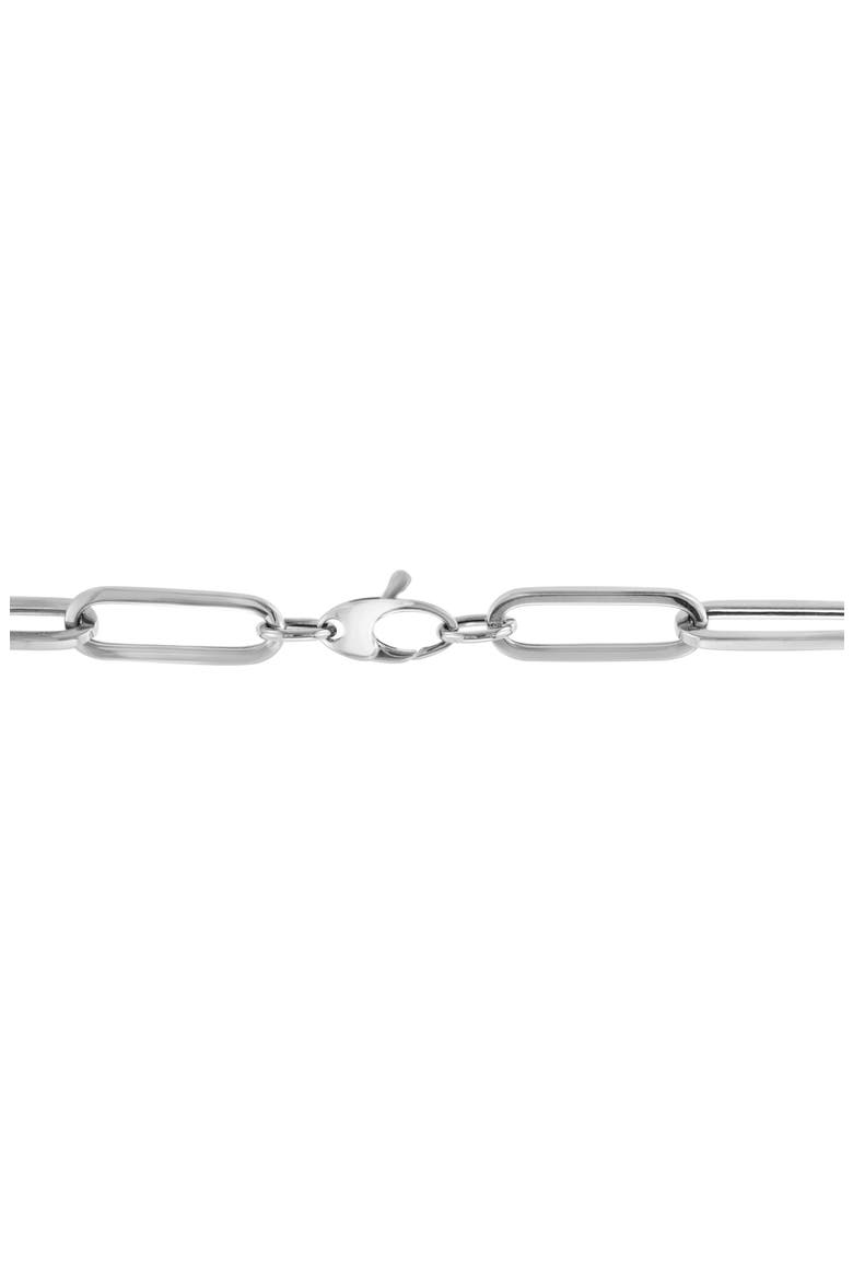 Sterling Silver Freshwater Pearl Toggle Necklace, Alternate, color, WHITE