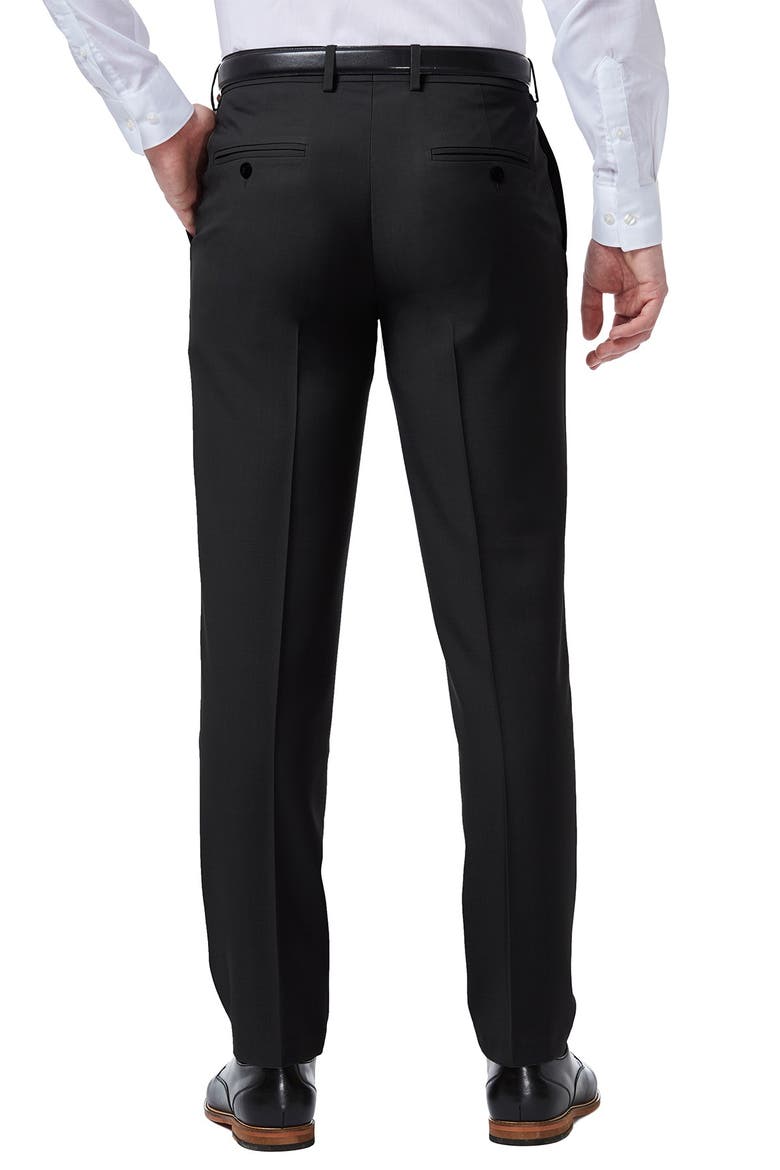 Haggar Premium Comfort Dress Pant Slim Fit, Alternate, color, BLACK