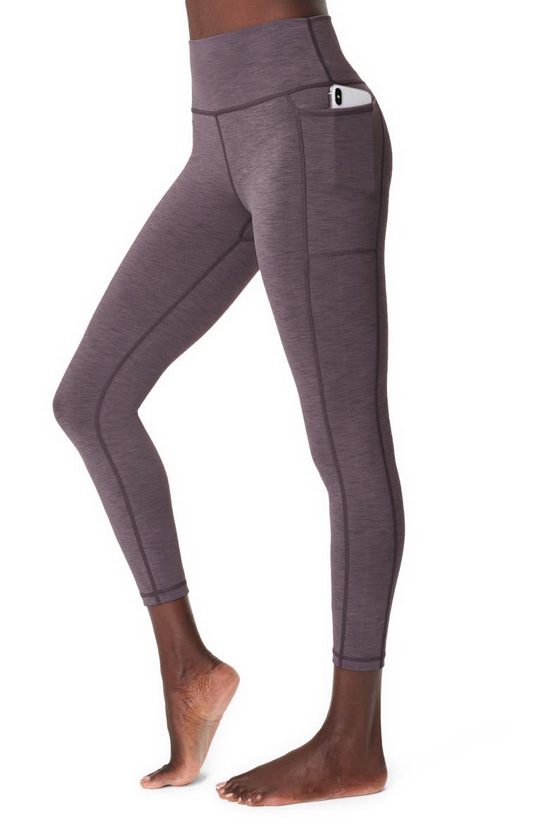 Super Sculpt Pocket 7/8 Yoga Leggings, Main, color, FIG PURPLE