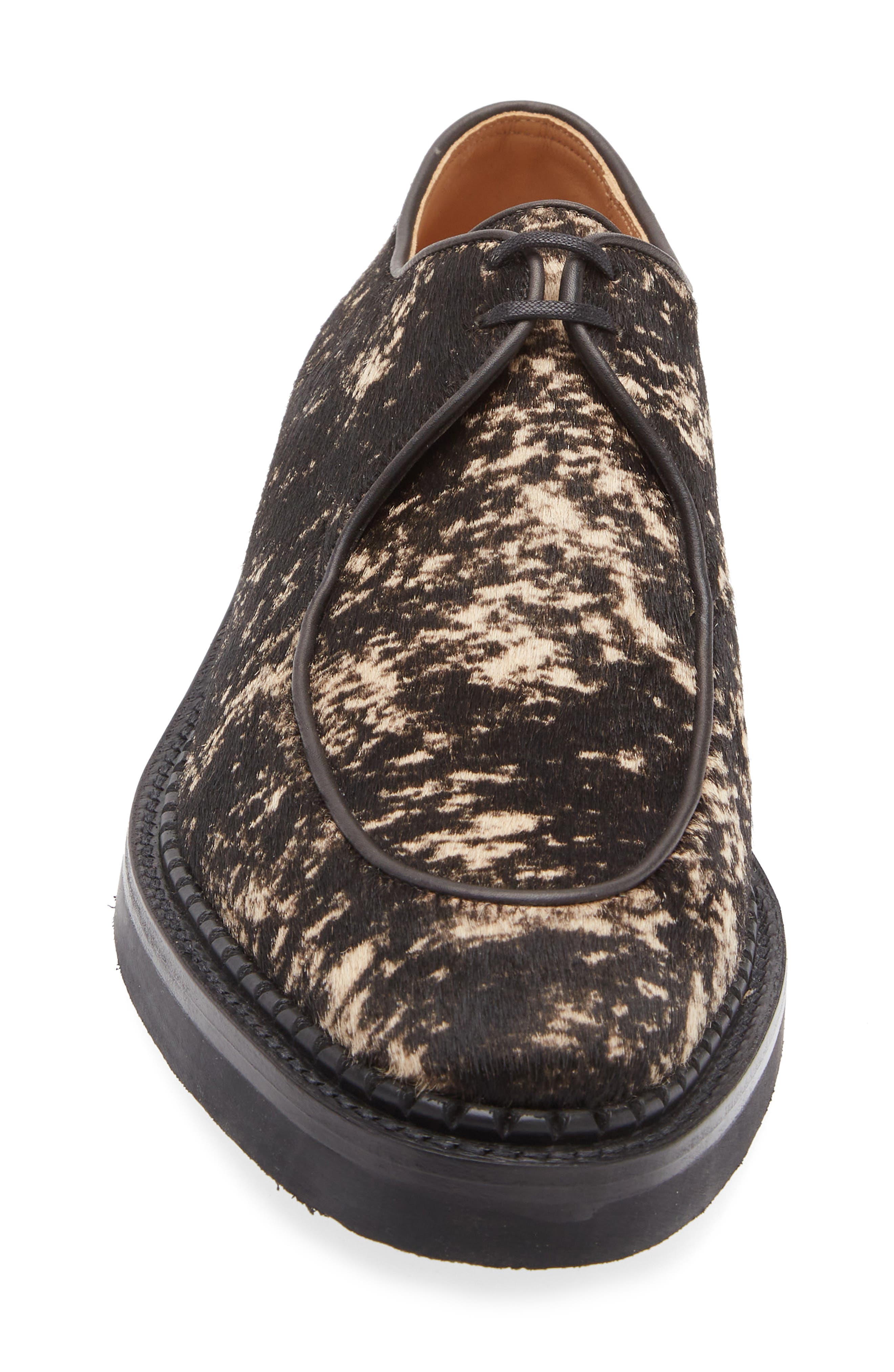 John Lobb Smith Genuine Calf Hair Oxford, Alternate, color, Savanna