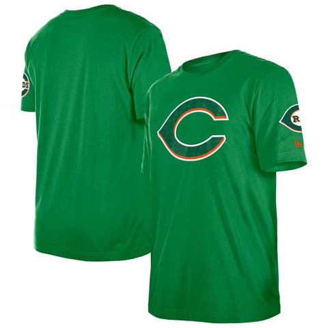 Men's New Era  Kelly Green Cincinnati Reds St. Patrick's Day Shamrock Fill T-Shirt