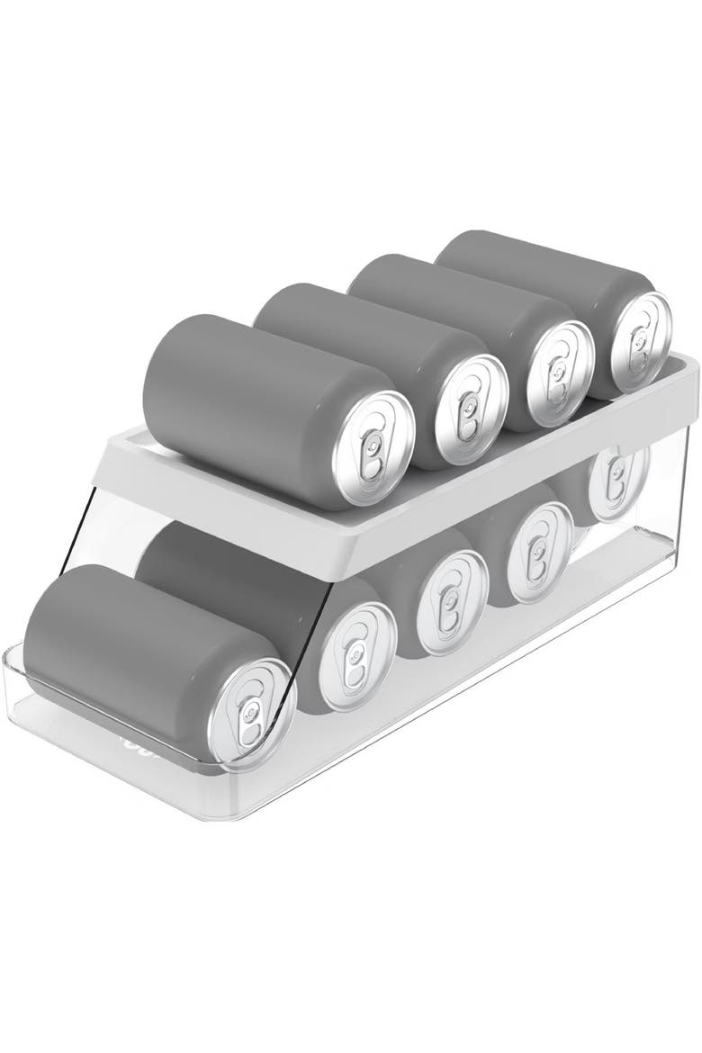 Clear Rolling BPA Free Can Dispenser Organizer, Main, color, Clear