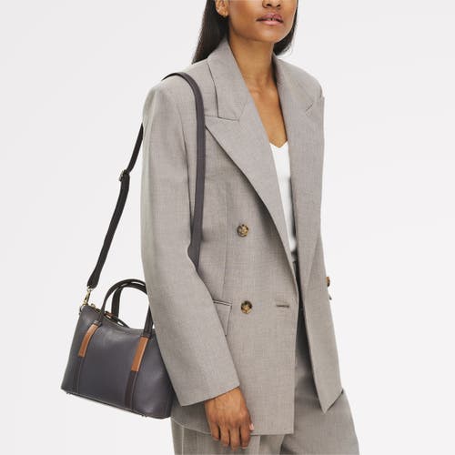 Radley Waterloo Way Small Ziptop Satchel Bag In Gray