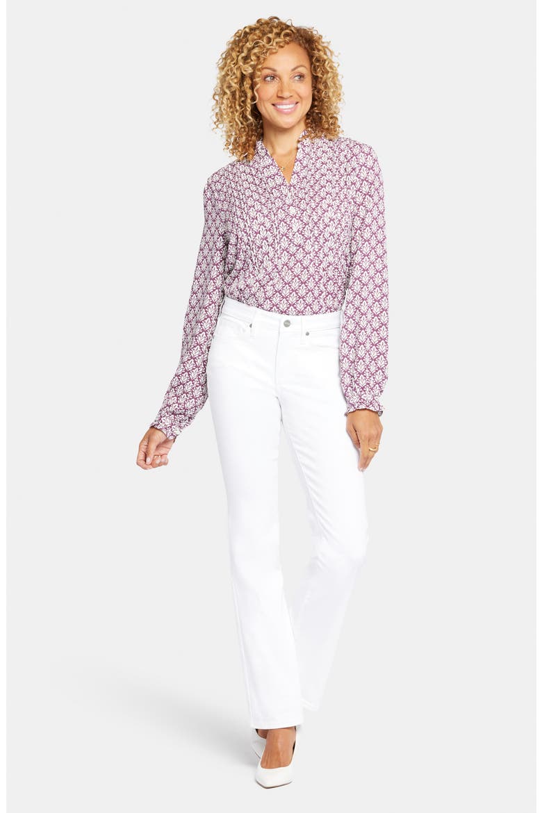 Barbara Bootcut Jeans, Alternate, color, OPTIC WHITE