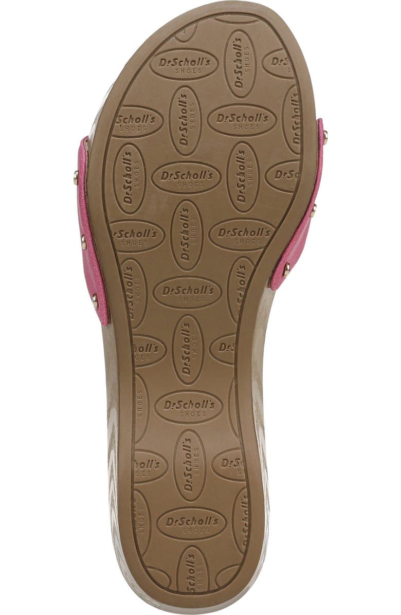 Dr. Scholl's Classic Snake Embossed Sandal, Alternate, color, Pink