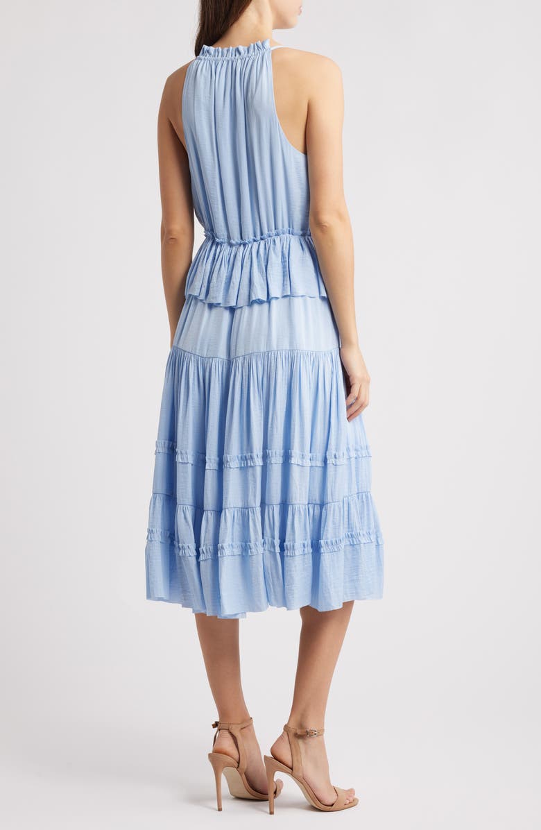 Sam Edelman Sleeveless Tiered Dress, Alternate, color, Light Blue