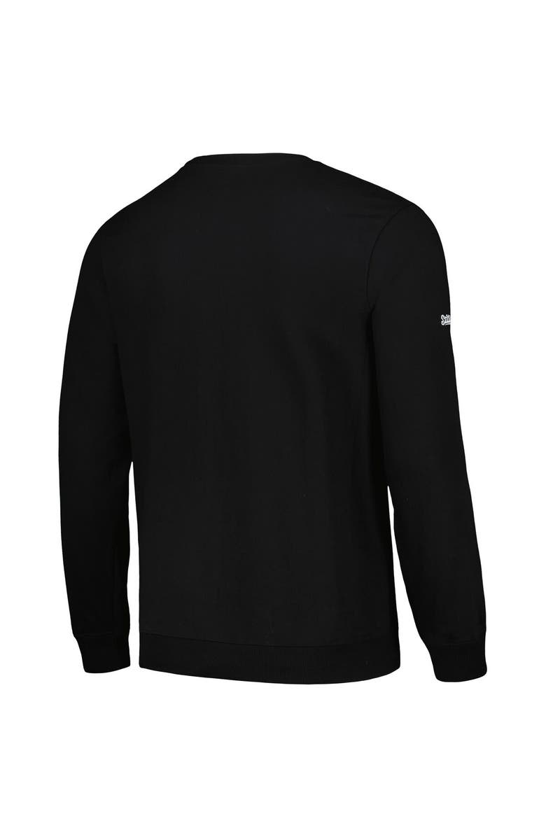 STITCHES Men's Stitches  Black Miami Marlins Pullover Sweatshirt, Alternate, color, 