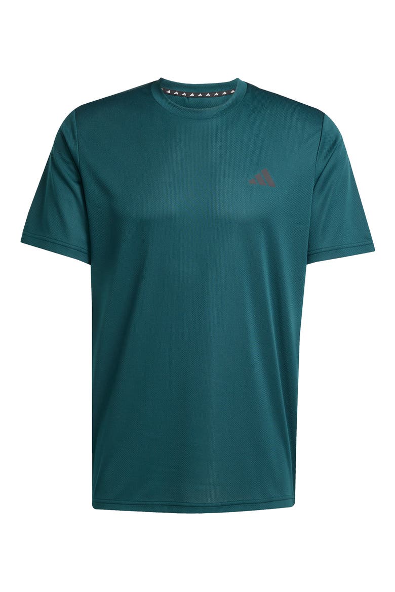 Base Training Performance T-Shirt, Alternate, color, AURORA IVY/ BLACK