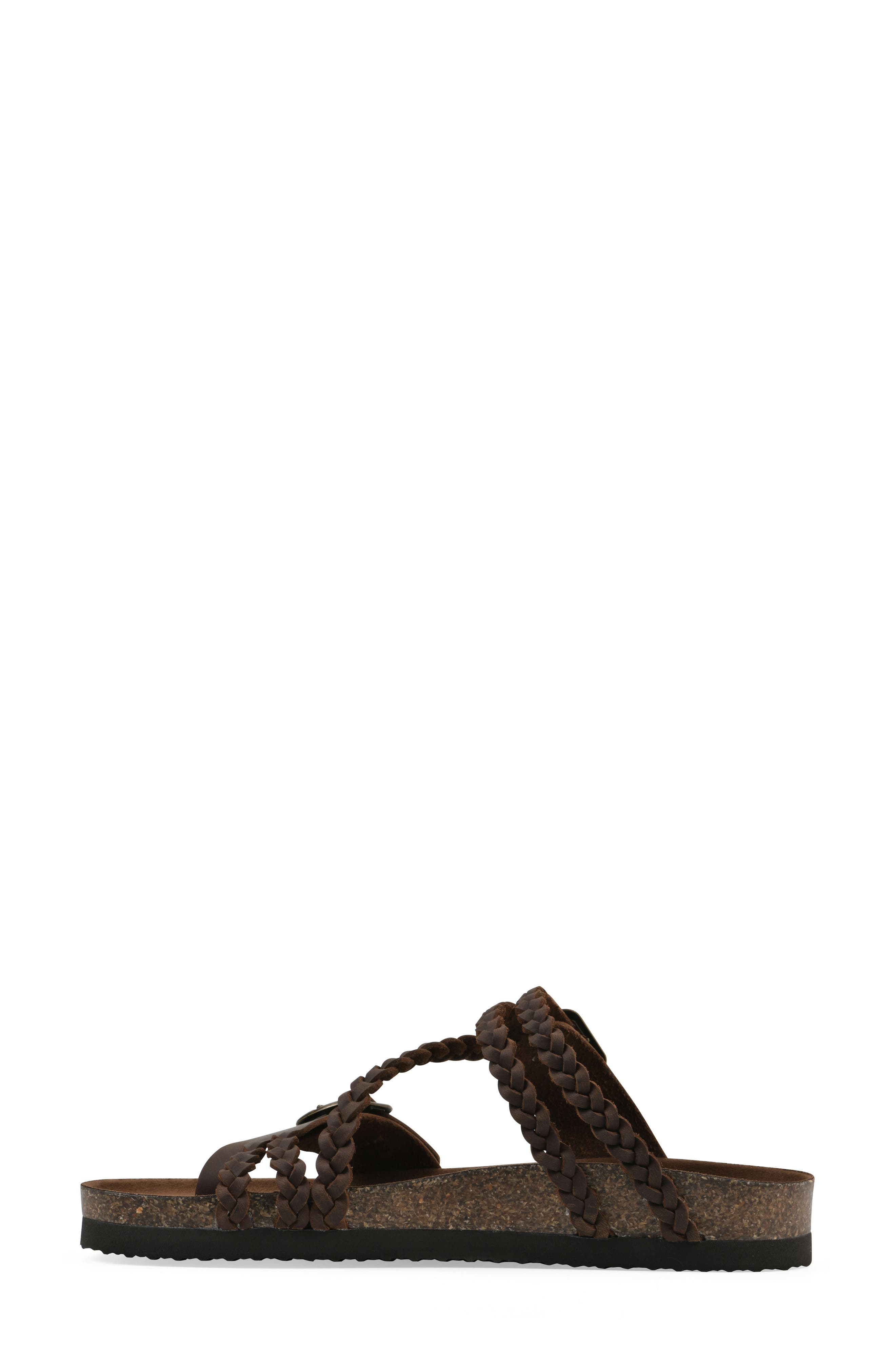 CLIFFS BY WHITE MOUNTAIN Haziest Sandal, Alternate, color, Brown Leather