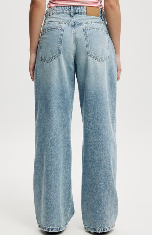 Cotton On Relaxed Wide Jean In Pearl Blue