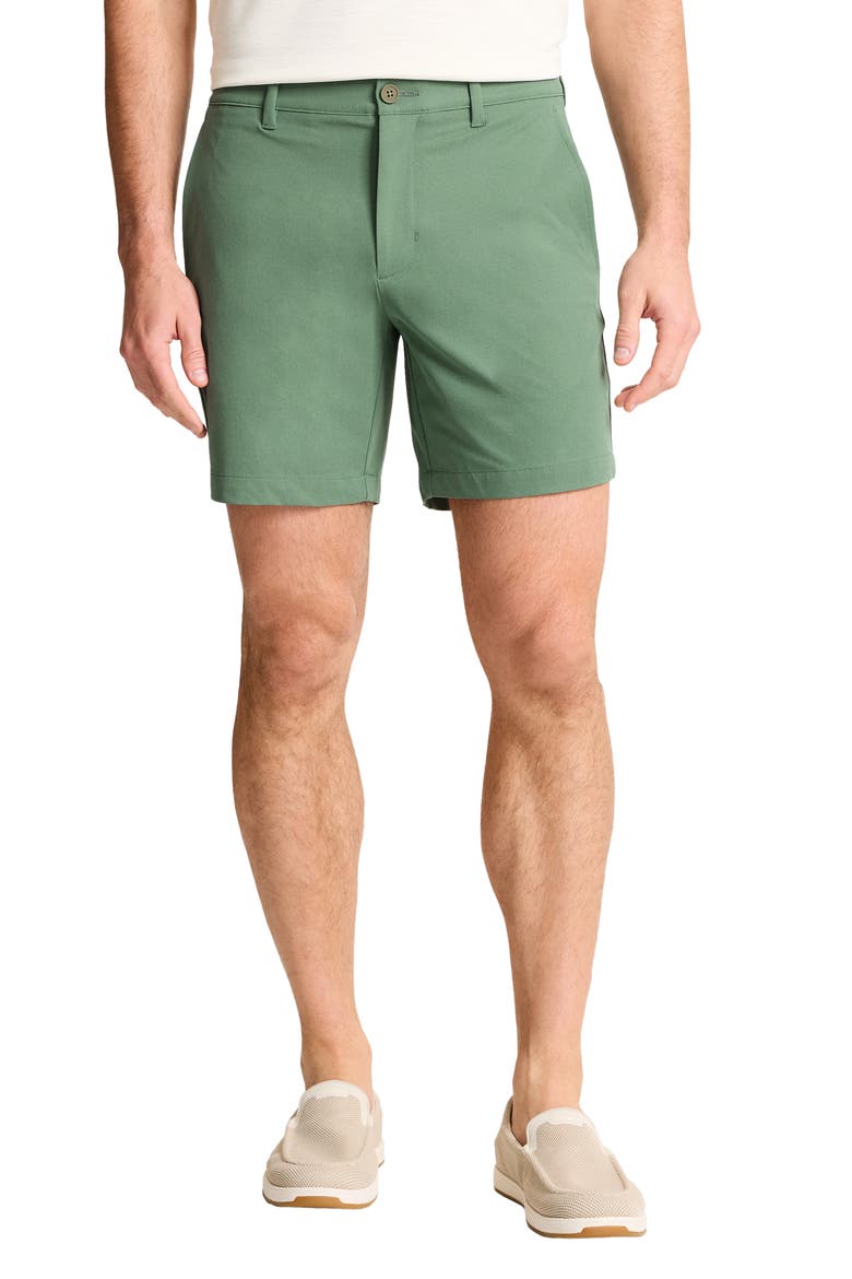 Barbados Pro 9-Inch Flat Front IslandZone® Shorts, Main, color, DK JADE