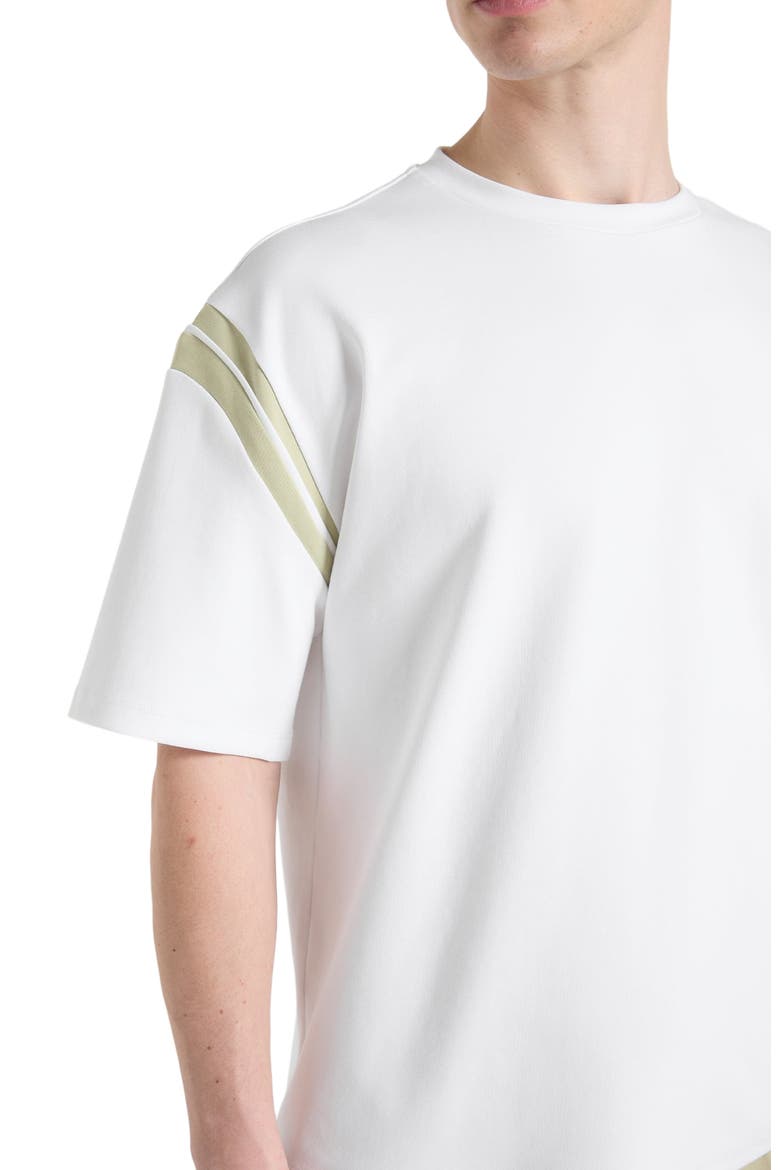 Georges Varsity Cotton T-Shirt, Alternate, color, Off White