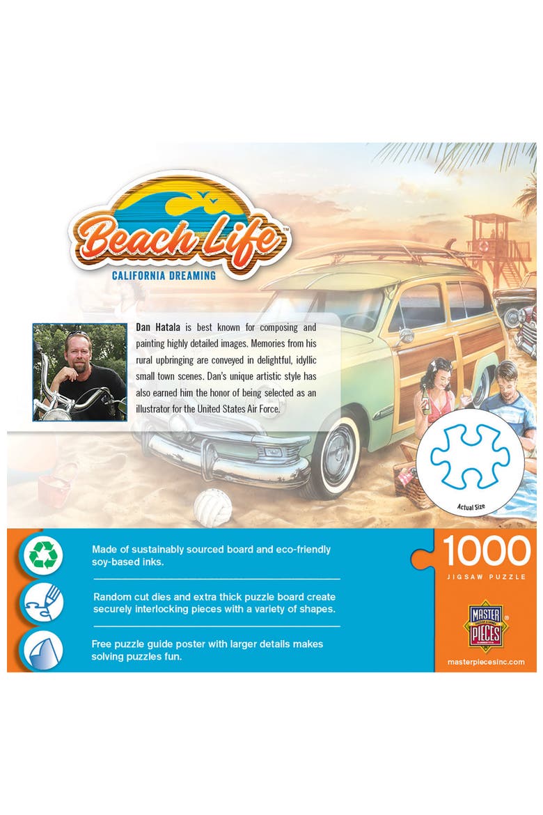California Dreaming 1000 Piece Puzzle, Alternate, color, Multicolor