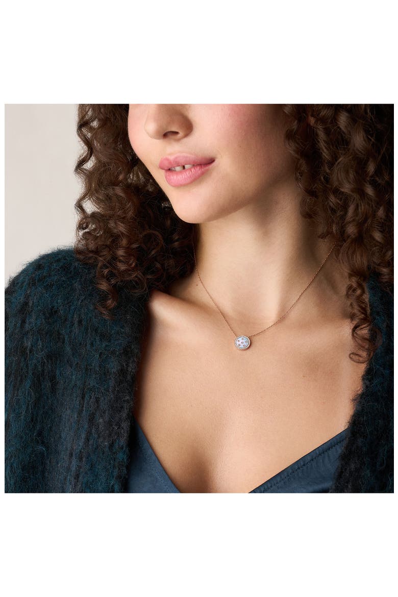 Merrit Mother of Pearl Pendant Necklace, Alternate, color, GOLD