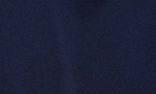 Shop Renee C Bubble Hem Satin Tank In Navy