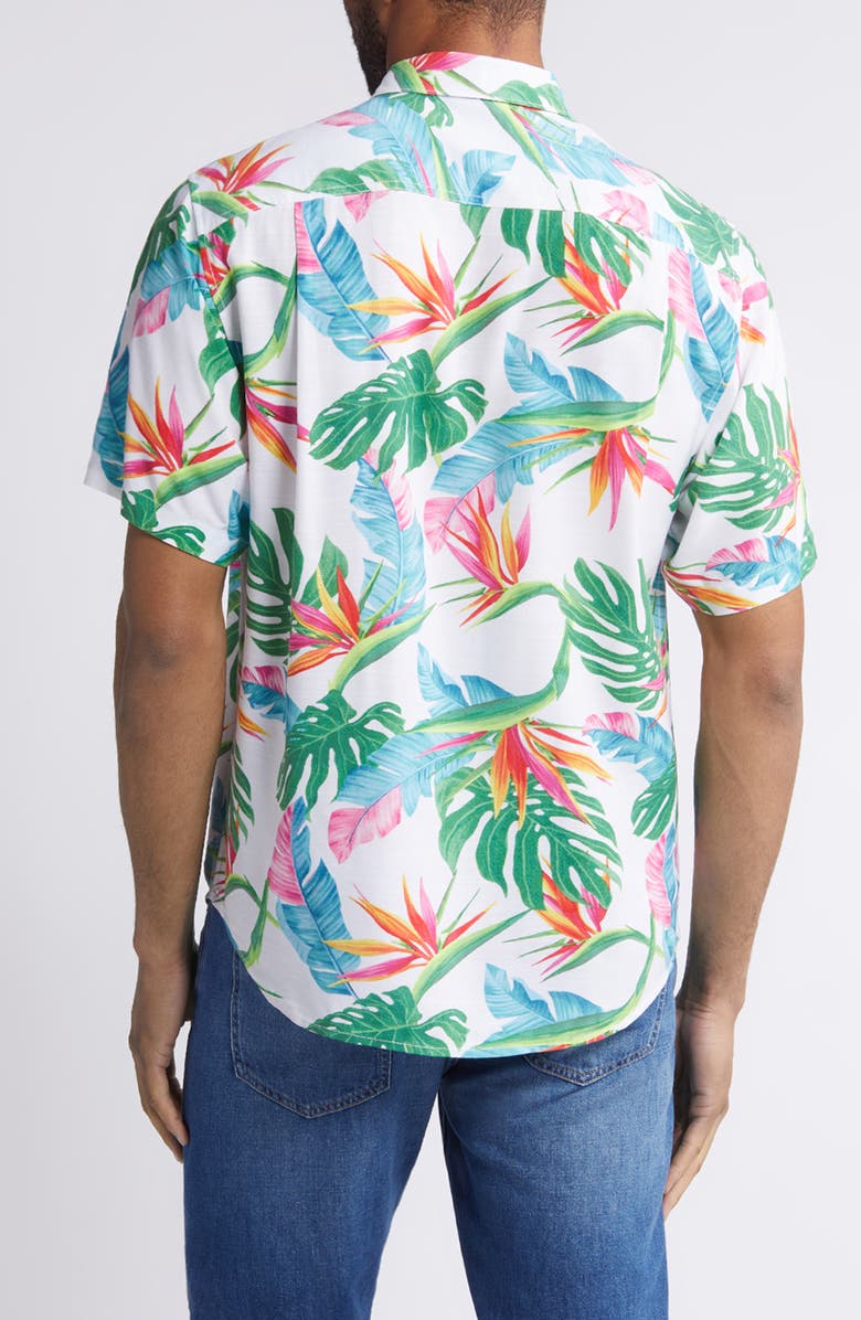 Tommy Bahama Veracruz Cay Tropic Toss Short Sleeve Button-Up Shirt, Alternate, color, 