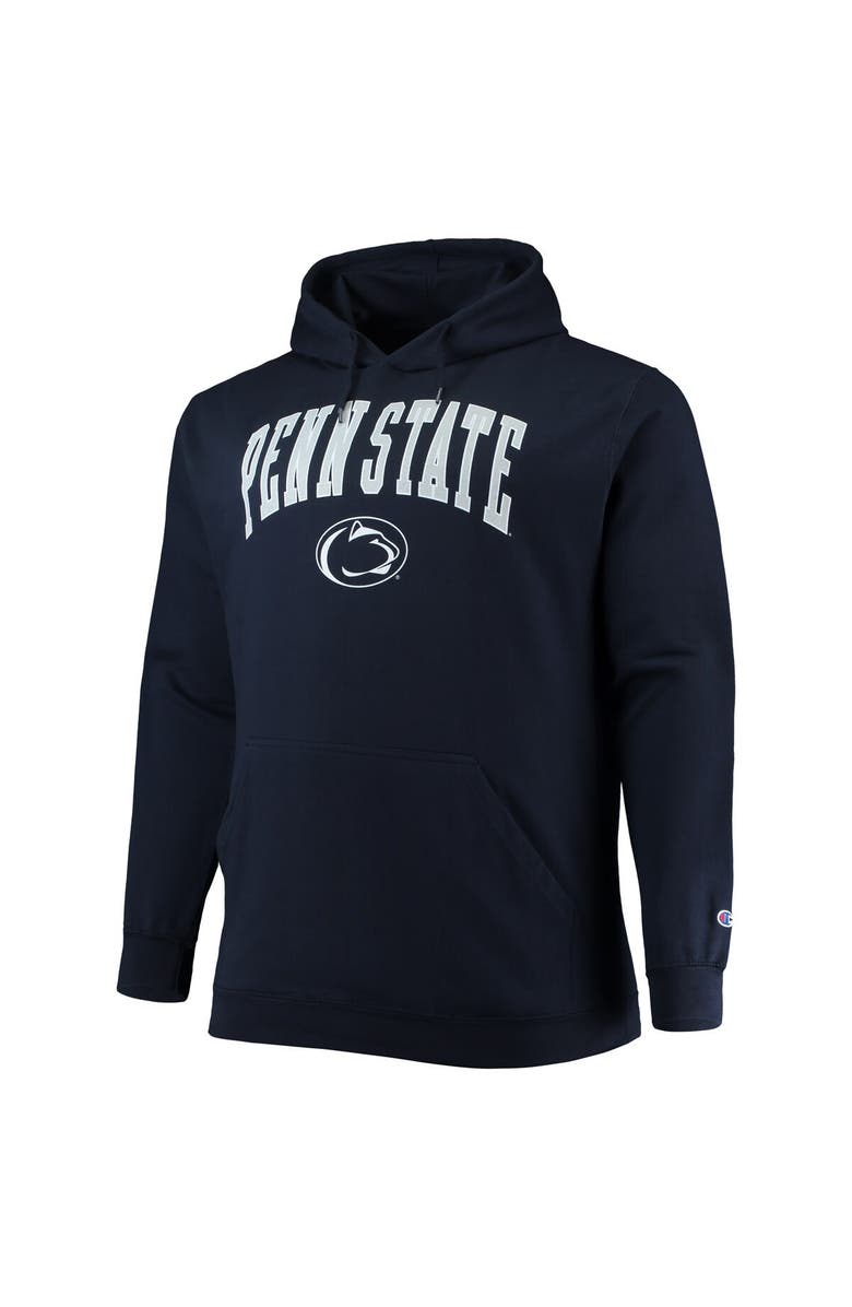 Champion Men's Champion Navy Penn State Nittany Lions Big & Tall Arch Over Logo Powerblend Pullover Hoodie, Alternate, color, Navy