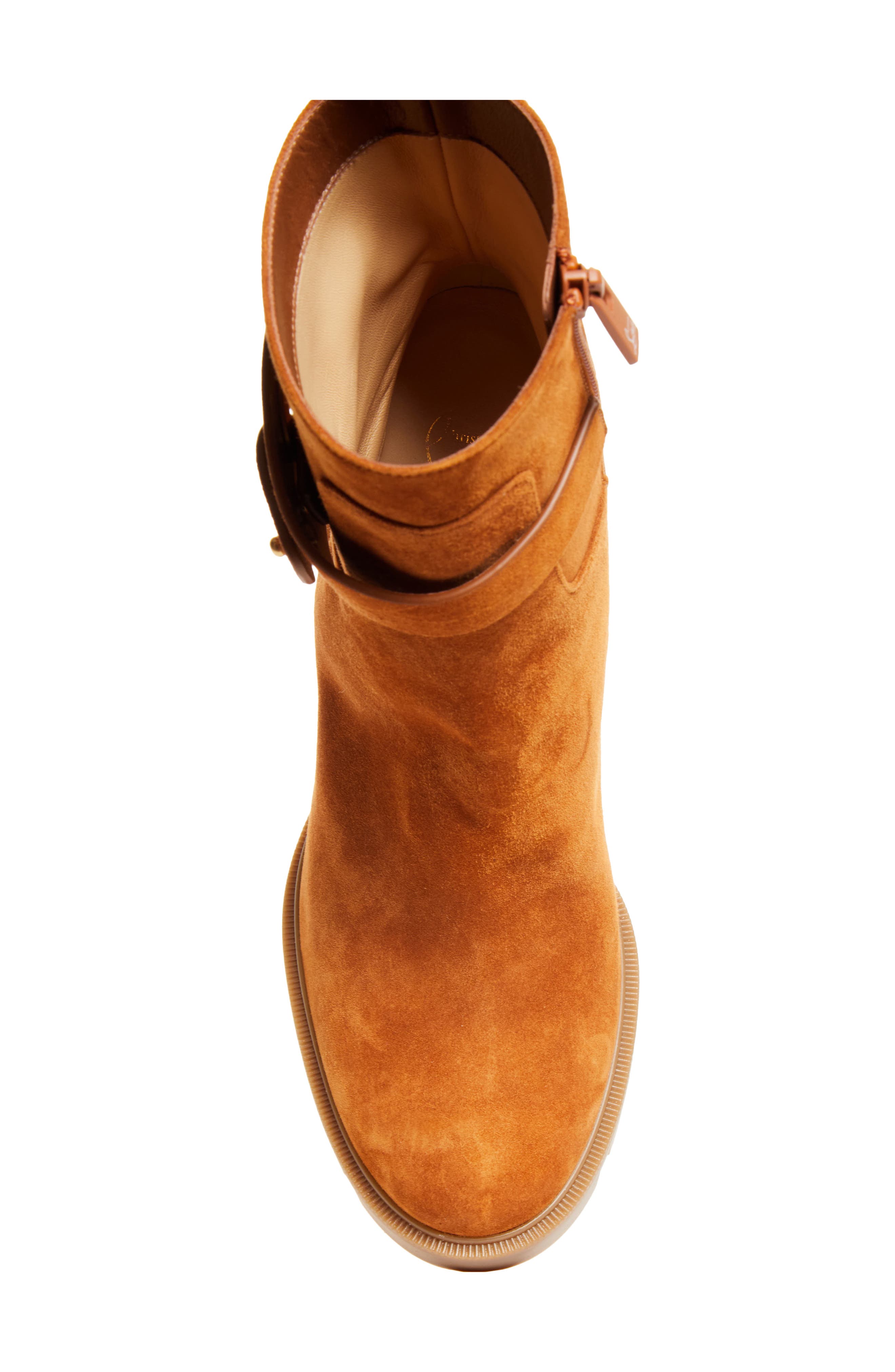 Dianouchette Leather Lug Boot, Alternate, color, 728K TOSCAN
