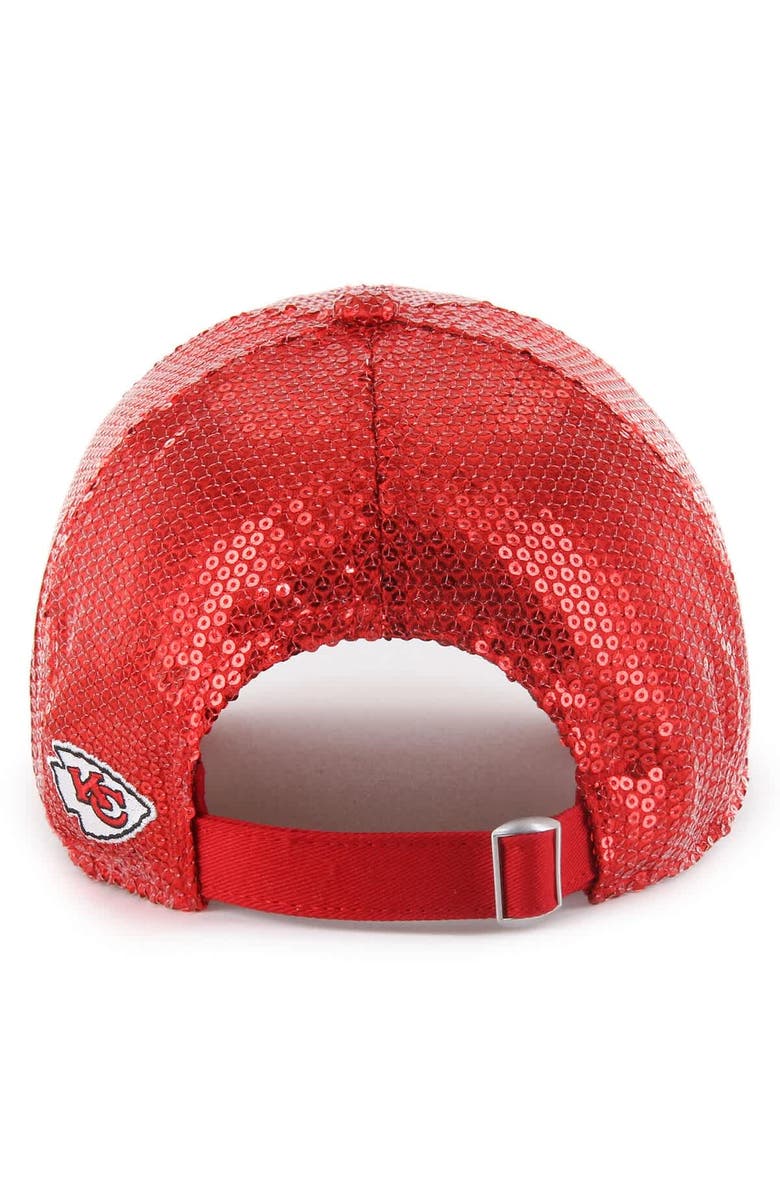 '47 Women's '47  Red Kansas City Chiefs Dazzle Clean Up Adjustable Hat, Alternate, color, Red