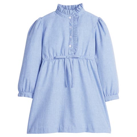 Kids' Ruffled Shirt Dress (Youth)