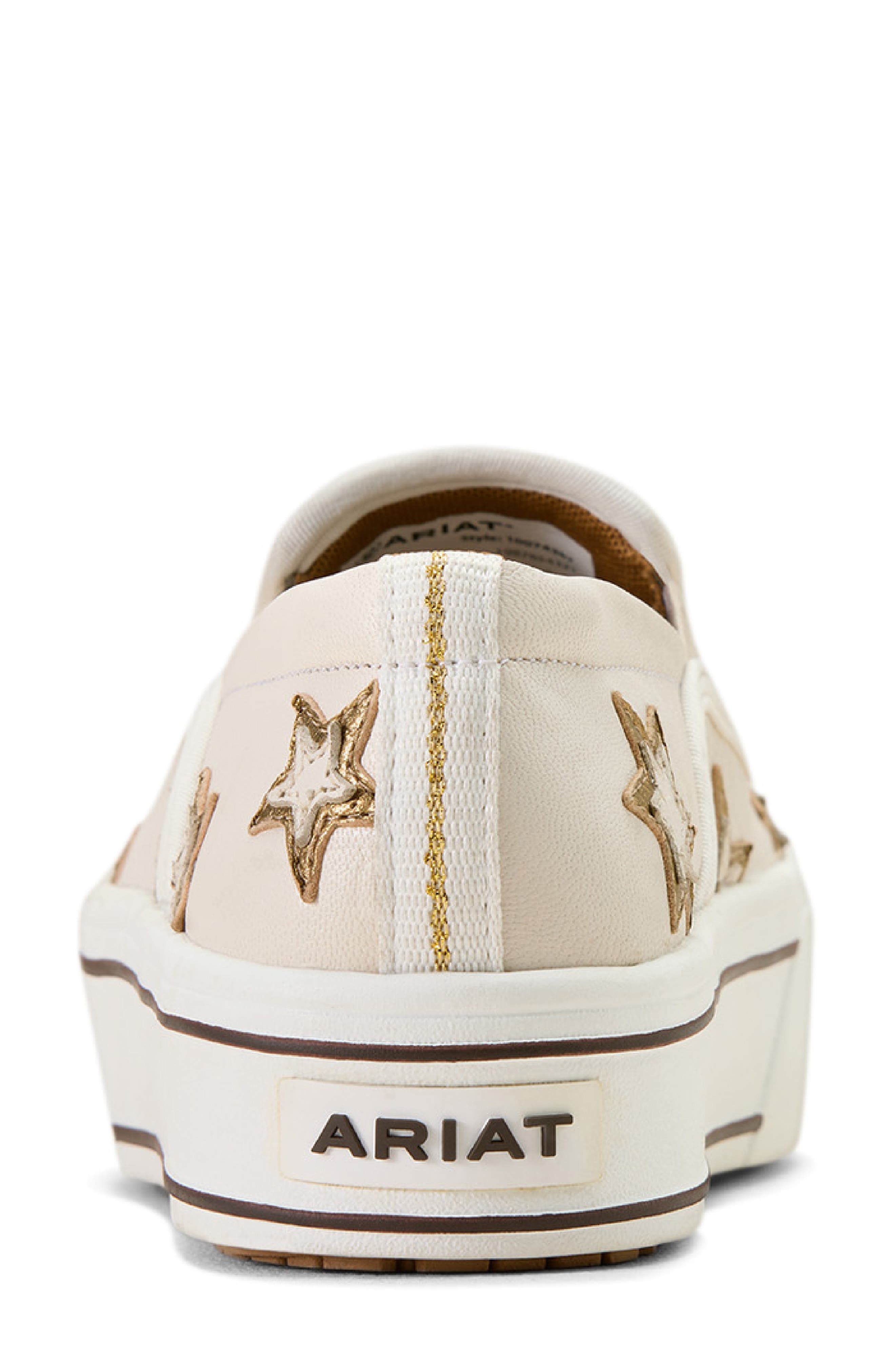 Ariat Skylar Slip-On Sneaker, Alternate, color, Ivory Pearl