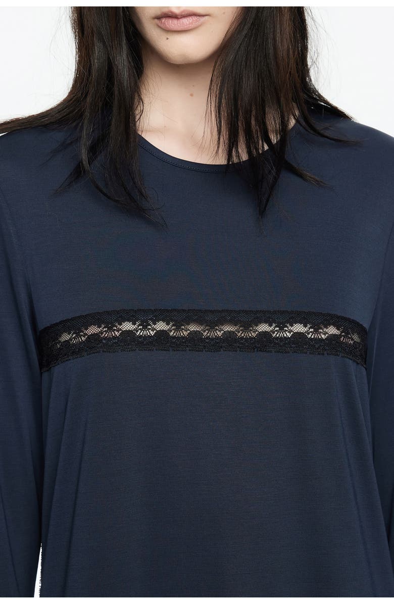 Bimba y Lola Lace T-shirt dress, Alternate, color, 