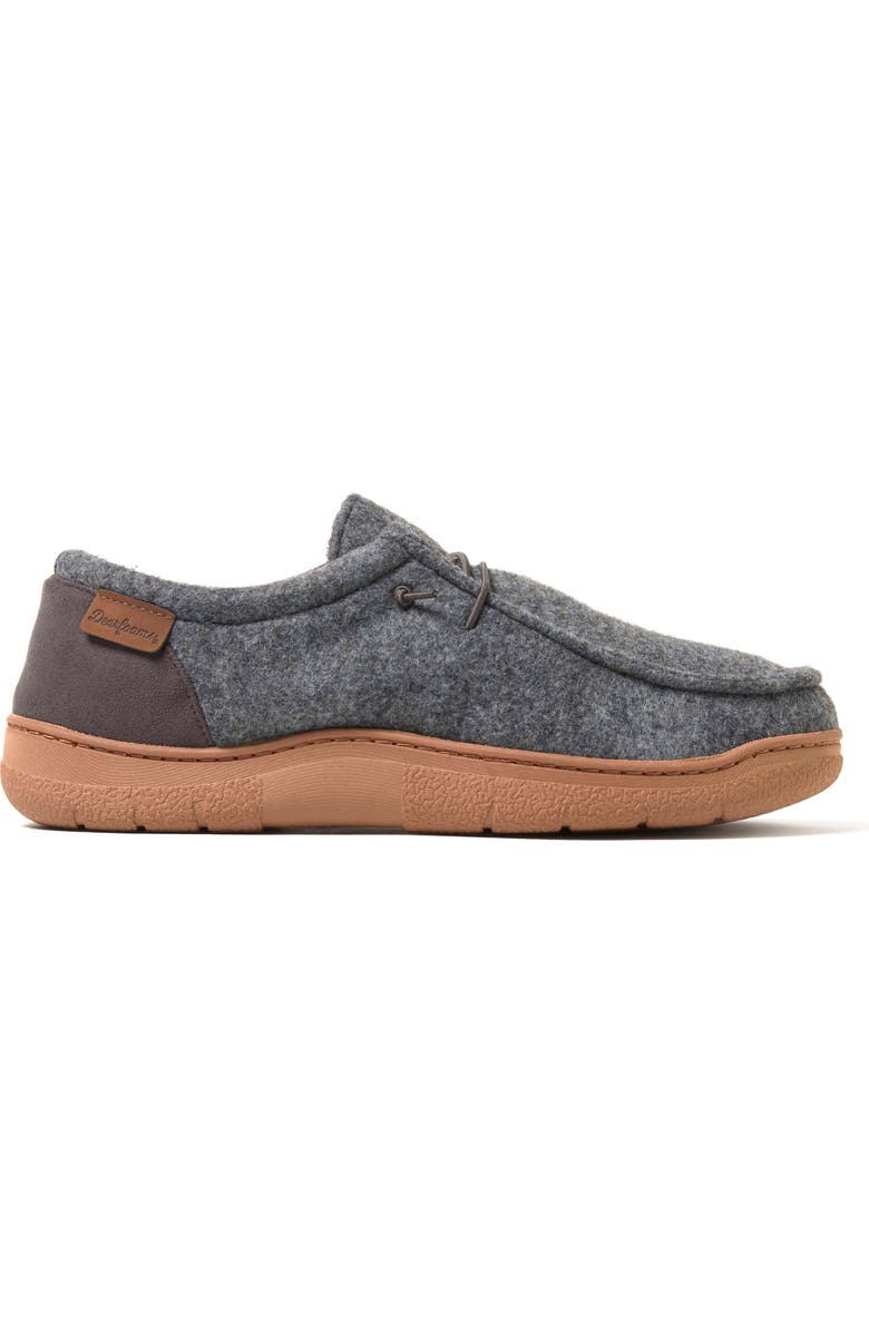 DEARFOAMS Bennet Chukka Slippers, Alternate, color, Dark Heather Grey