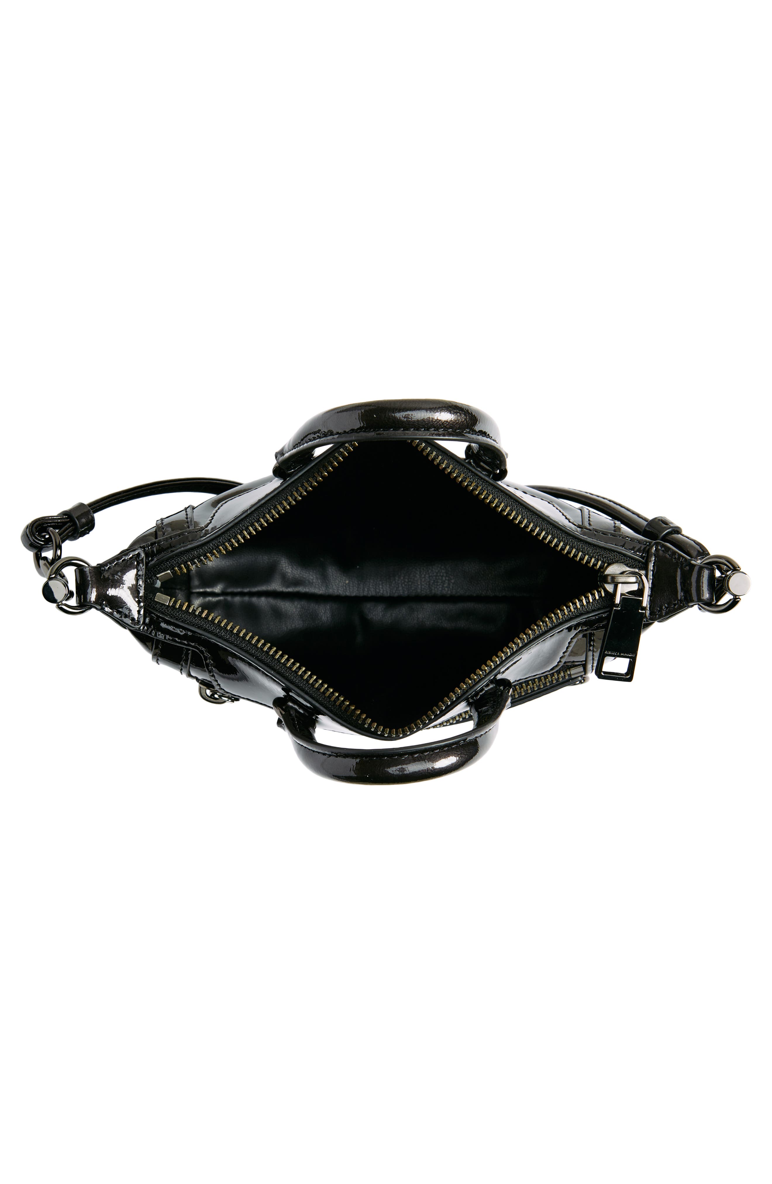 Rebecca Minkoff Micro Mini M.A.B. Leather Crossbody Bag, Alternate, color, 